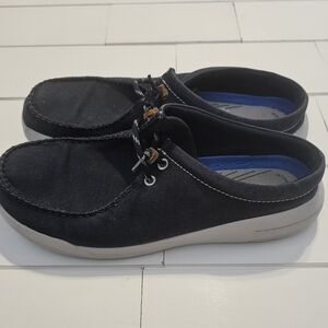 Mens Navy Dockside Slides By Clarks's